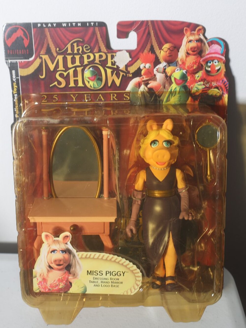 The Muppet Show 25 Years Miss Piggy Dressing Room Figure Palisades 2002
